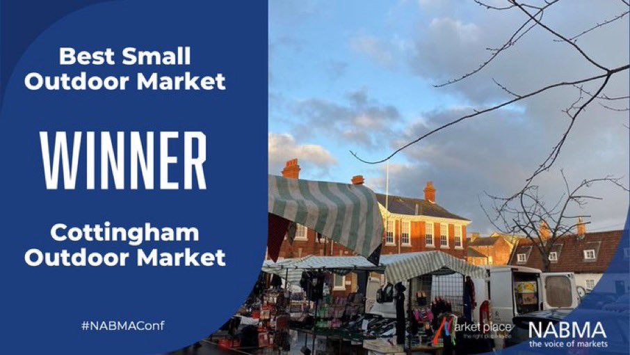 Today you can visit the award winning market in Cottingham.