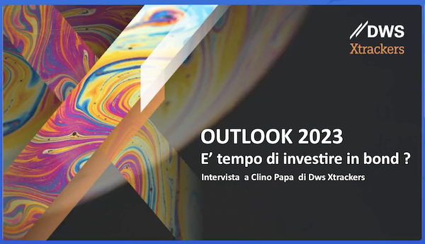 E' TEMPO DI BOND ?
Analizziamo  con Clino Papa Passive Sales ItalyDWS Xtrackers, come si muoveranno inflazione e tassi di interesse, e dove trovare le opportunità sui mercati obbligazionari globali.  
Se sei un consulente finanziario accedi con il link:
event.webinarjam.com/go/replay/103/…