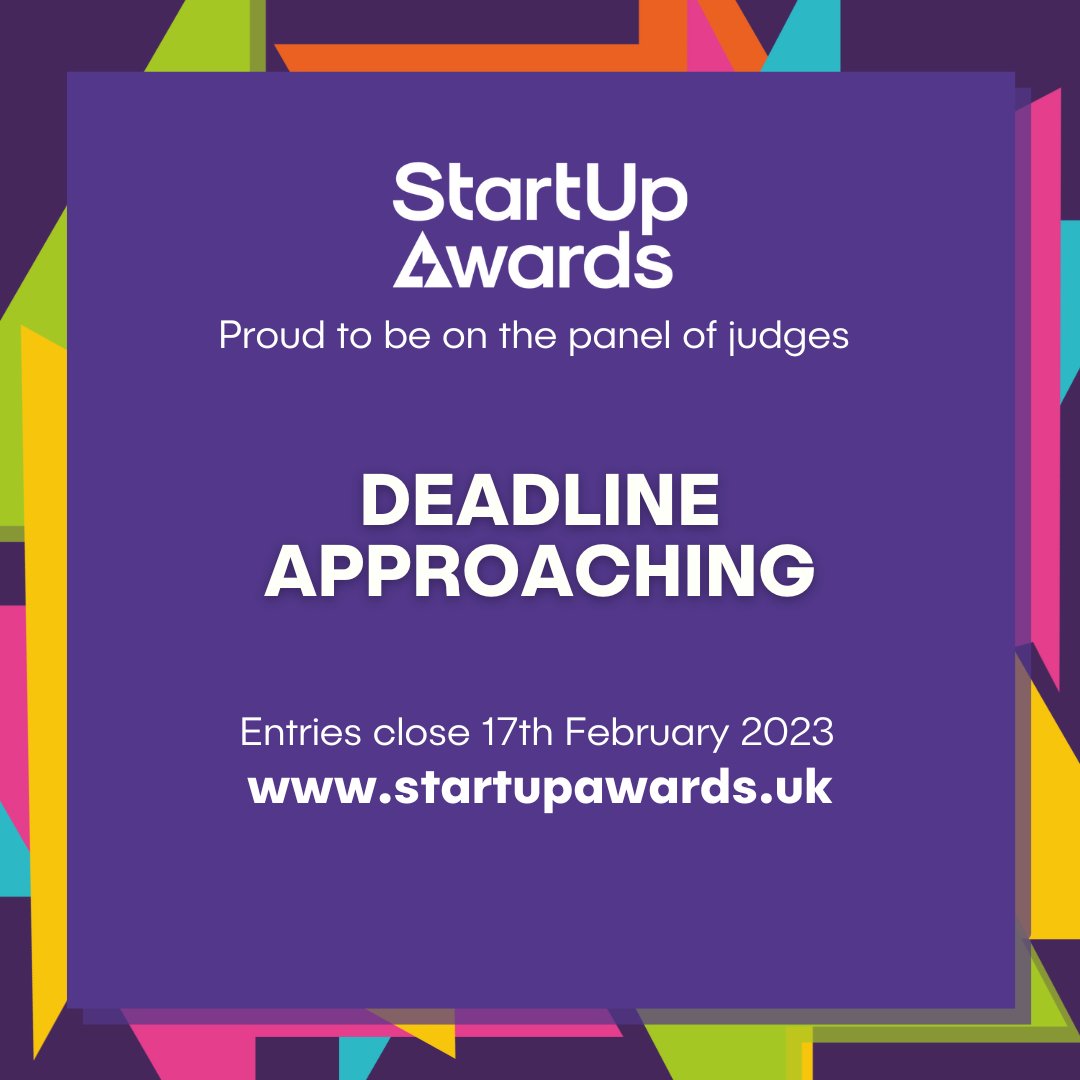 Our Director <a href="/Life_of_Loula/">Lou Burns</a> is proud to be a judge on the #StartUpAwards again this year.

If you're a start up, we strongly encourage you to apply! It's an excellent opportunity to raise your profile and celebrate your achievements!
 startupawards.uk