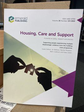 After 9 years, our evaluation of Fulfilling Lives for @TNLComFund has come to an end. What better way to share the learning than through a special double edition of @EmeraldGlobal Housing, Care and Support, guest edited by our fabulous team.