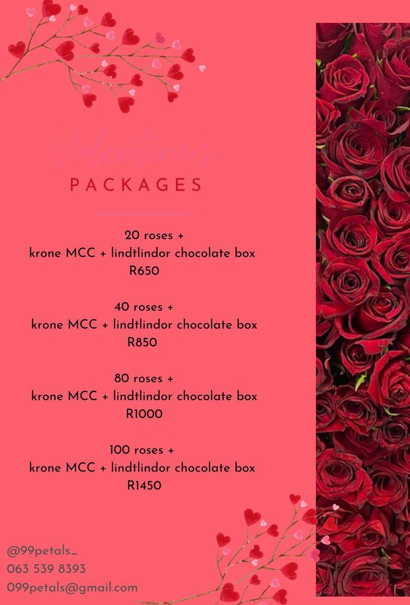 Sickid_SA's tweet photo. You don’t even need to save for valentines coz the prices are already insane @99 Petals🔥🔥🌹🌹Delivery available anywhere in Gauteng https://t.co/Ci5Q0CfFGK