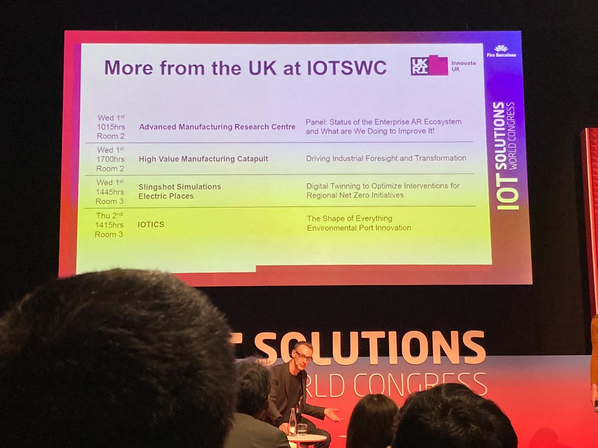 Iotics_News's tweet photo. #IOTSWC23 - Great session from @SimonBIM @innovateuk &amp; Jacob Coker @beisgovuk! Thanks for highlighting our session today at 2.15, https://t.co/hyYUAGa2aA
@iotics_mark https://t.co/QZpCjiwRoF