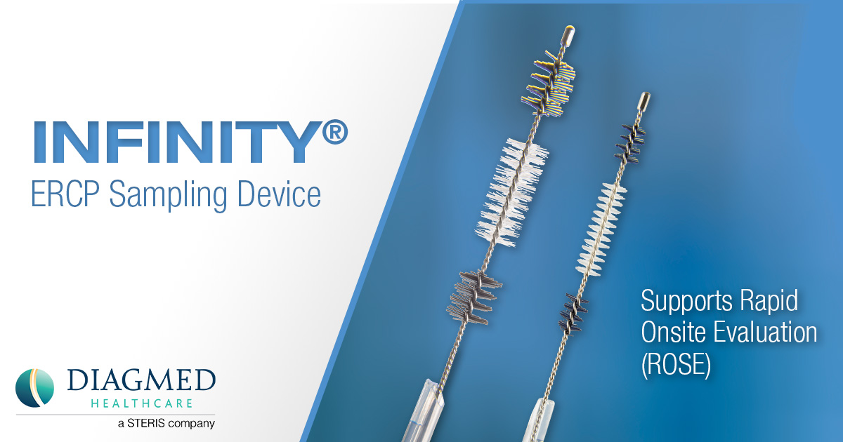 The Infinity® ERCP sampling device is purpose-built for collecting substantial and quality samples from strictures in the biliary duct and can also support Rapid Onsite Evaluation (ROSE).

Learn more about the Infinity device:ow.ly/LueU50MFyRk
