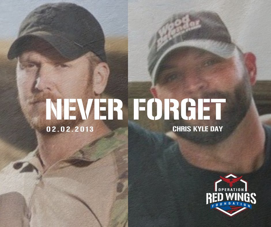 Today, February 2nd, we honor and remember Chris Kyle and Chad Littlefield, two true American heroes who dedicated their lives to serving their country and making a positive impact on the lives of veterans. #ChrisKyleDay #ChadLittlefield #NeverForget #HonoringHeroes