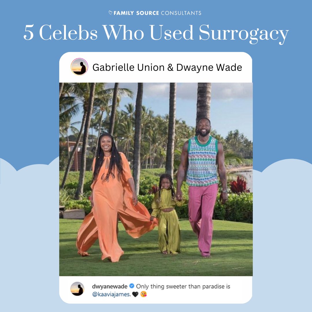 family_source's tweet image. So many celebrities have turned to third-party reproduction and it gets the conversation started about how common the practice is.  In fact, according to the ASRM, almost 33% of births utilized third-party reproductive services in some way.   

#normalizeit #surrogate #FSC