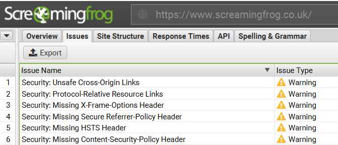 growwithweb's tweet photo. @MusingPraveen @krsaurabht @Iamumeshsingh  Have you noticed @screamingfrog shows some common security issues for all websites. Even it is showing the same security issues for it's own website. https://t.co/ZSTXpZG7u5