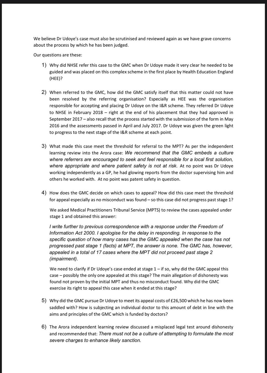 MANSAG_uk's tweet photo. Our joint letter to @gmcuk regarding Dr. Udoye and we are deeply concerned about the role played by @NHSEngland and @NHS_HealthEdEng

 @BIDAUK @BAPIOUK @appne_official @MedicalEgyptian @CamDocUK237 @TheDA_UK @NDA__UK https://t.co/YuWlsiCO1z