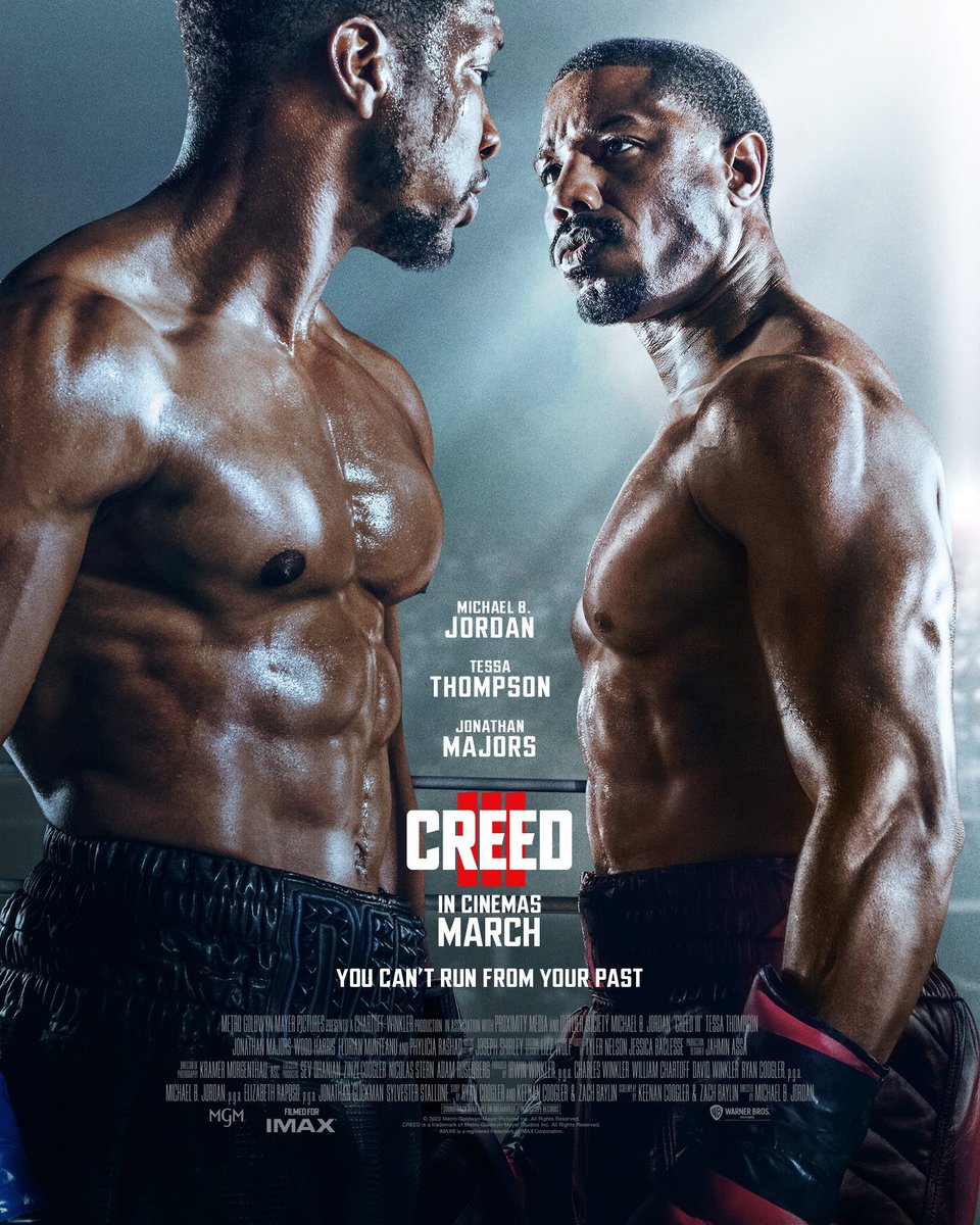 viewsfrance's tweet image. Une nouvelle affiche du film Creed III a été dévoilée 🥊

Le film sortira le 1er mars au cinéma.