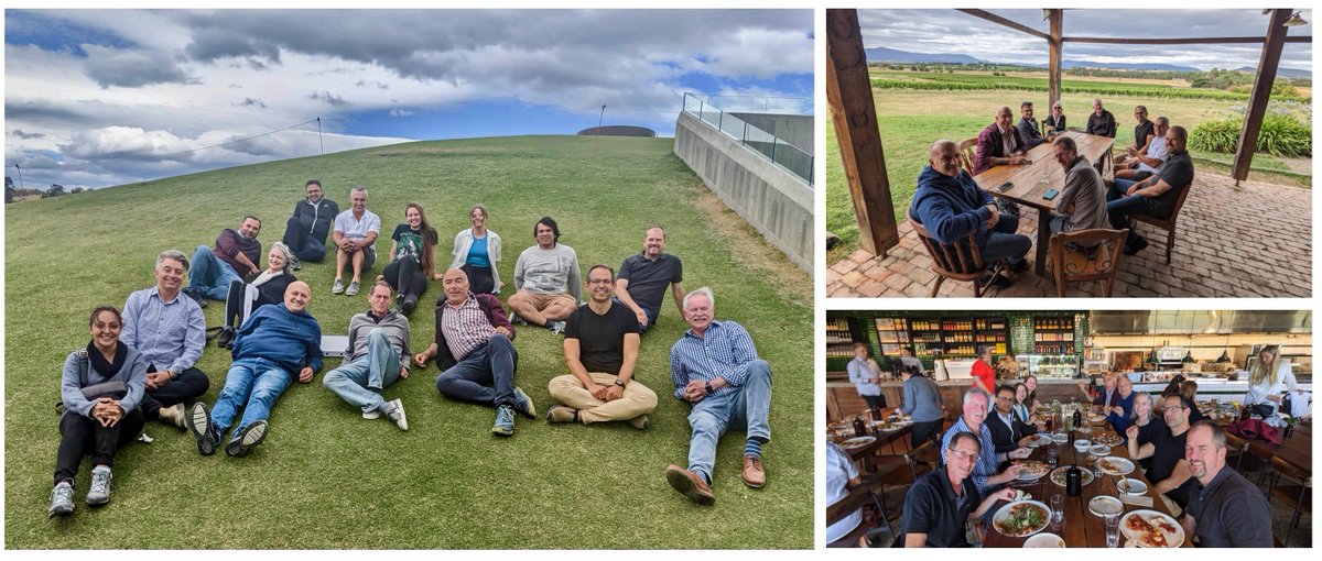 Joint workshop on antimicrobial #peptides with @UniMelb and @HebrewU is being held at @ChemistryUoM. Some participants made it to @yarravalley today before the rain. Tomorrow we'll visit @Bio21Institute #NMR facility.