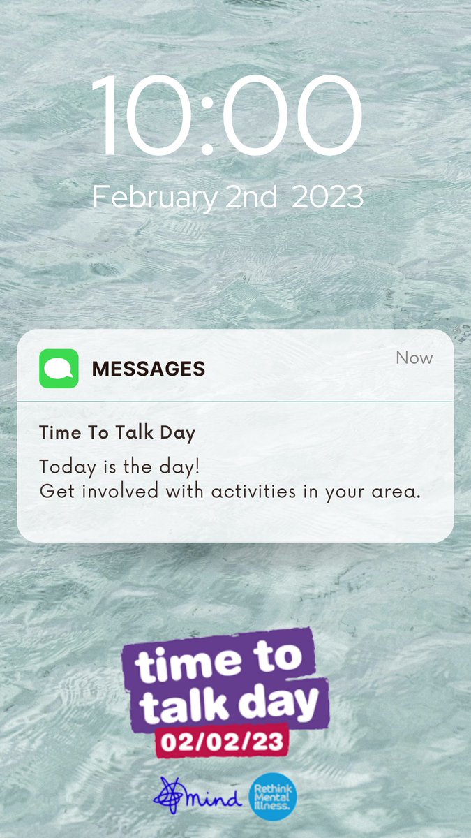 Today is the day!
Visit swindon-wellbeing.org/time-to-talk-d… for more info!
#TimeToTalkDay #swindonwellbeing
#letsstarttalking