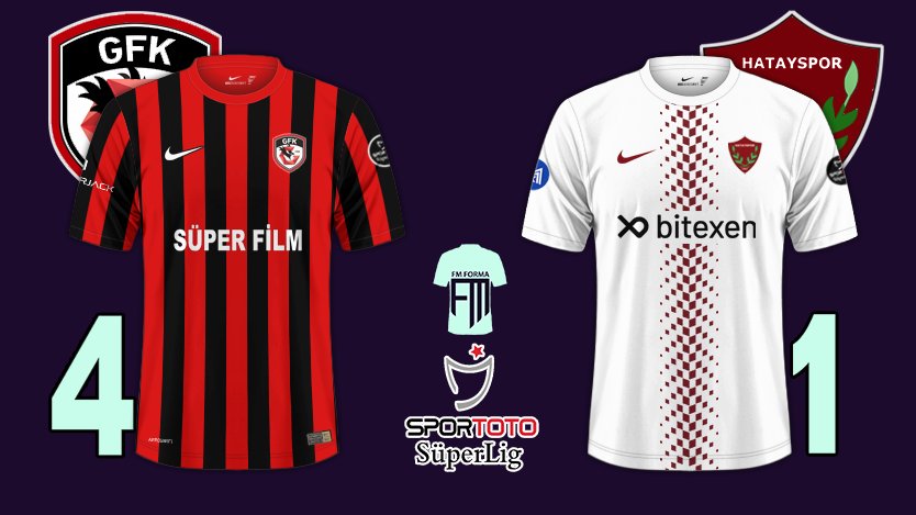 🏆Spor Toto Süper Lig
🗓01.02.2023
⏱17:00
📅22.Hafta
🏟Gaziantep Kalyon Stadyumu
⚽️#GaziantepFutbolKulübü 4️⃣🆚#AtakaşHatayspor 1️⃣