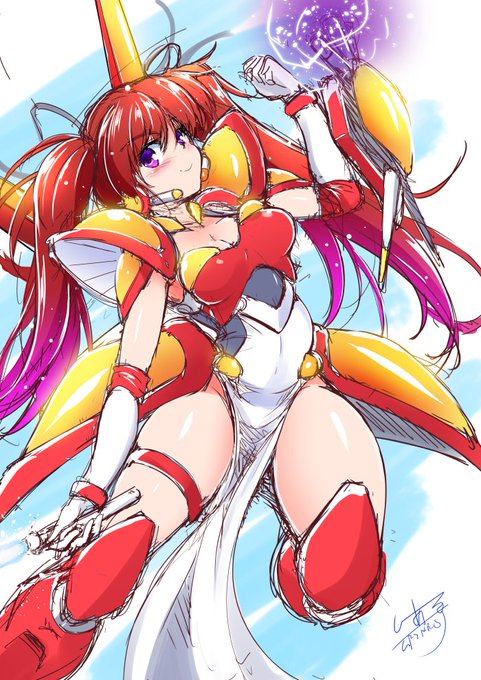 一旦過去絵でお茶濁し。「銀河お嬢様伝説ユナ」よりミズノ・ヨーコちゃん
#ツインテールの日 