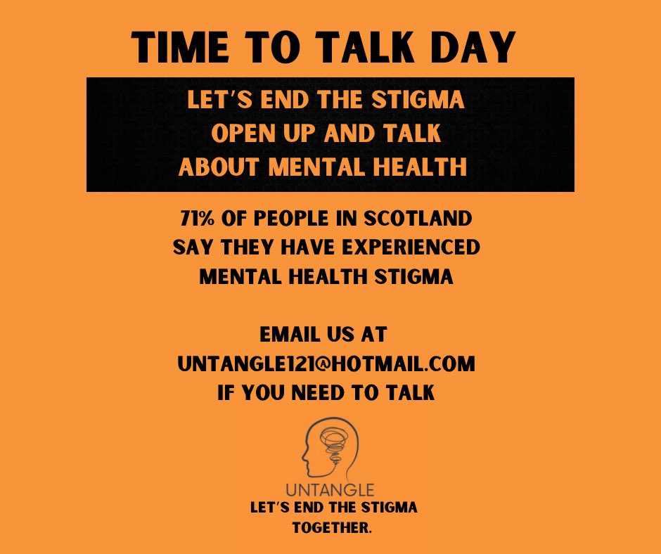 Untangle__'s tweet image. #TimeToTalkDay #MentalHealthAwareness #MentalHealthMatters #mentalhealth #endthestigma #LetsTalkAboutIt