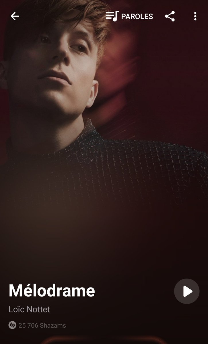 MalabarDesigner's tweet photo. "Danser" sort à 18h mais
N'oublions pas de Shazam 🥰🦋
.
#melodrame #loicnottet https://t.co/umrUp8OQdv