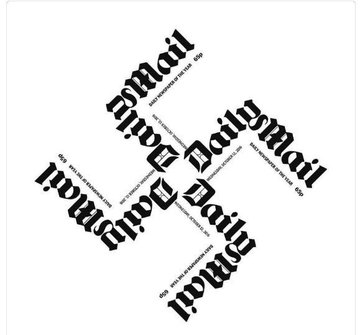 terminallytang1's tweet photo. @mrjamesob @StevePeers Fascists then, fascists now, and supermarkets still stock this rag on their shelves. There needs to be a campaign to have them removed to 'adult' stores for Tories. #GeneralElectionN0W https://t.co/qMLIYR39Vs