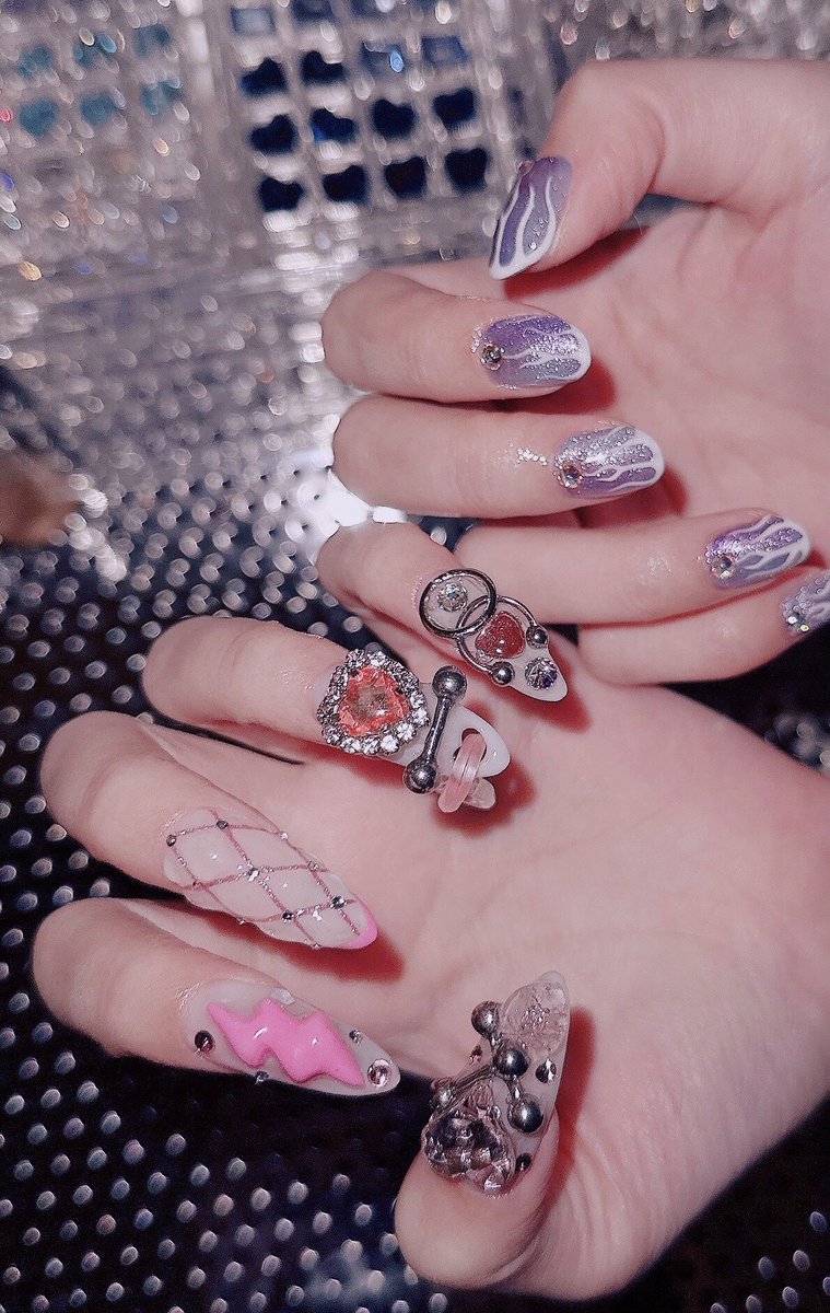 photo background blurry fingernails bandaid on hand nail art out of frame nail polish general  illustration images