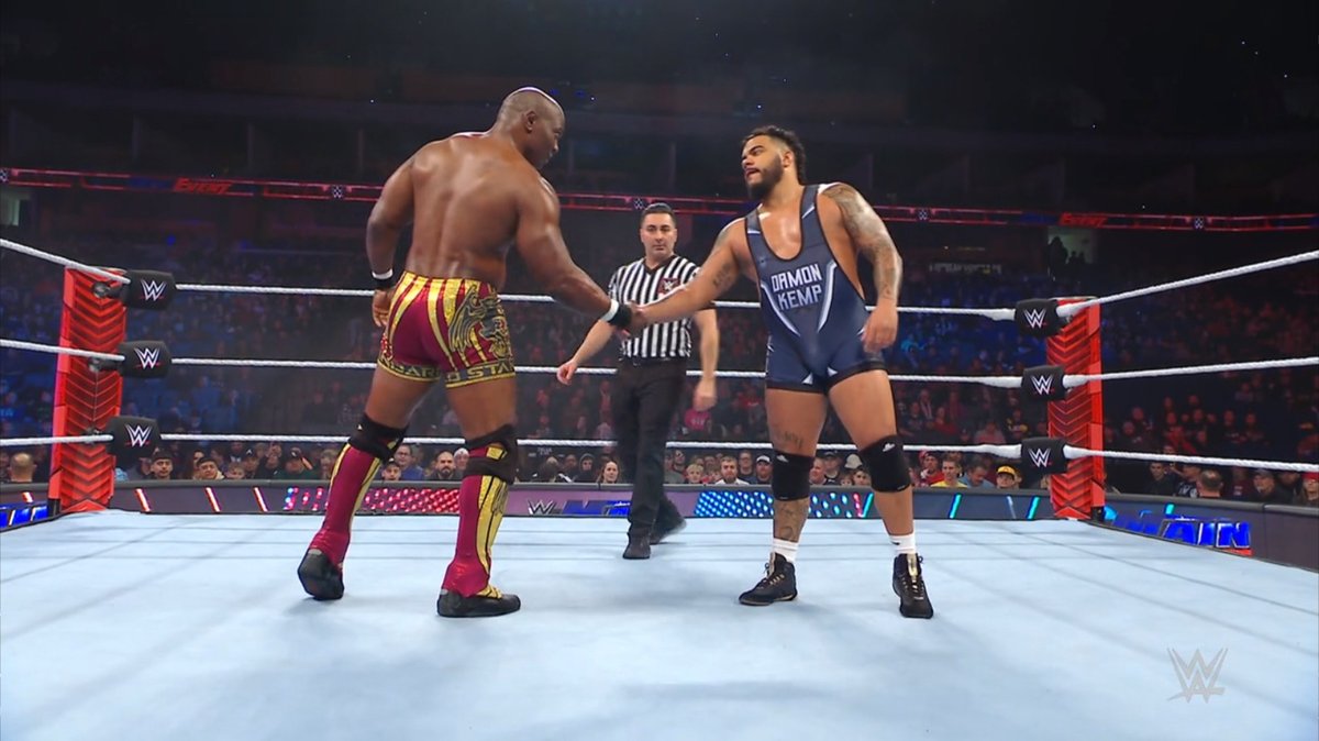 Watching newest episode of #WWEMainEvent and was pleased to hear how much the Tulsa crowd got into the Shelton Benjamin vs. Damon Kemp match.

Definitely check the match out when you have time.

#WWERaw | #WWENXT | #GopherTough