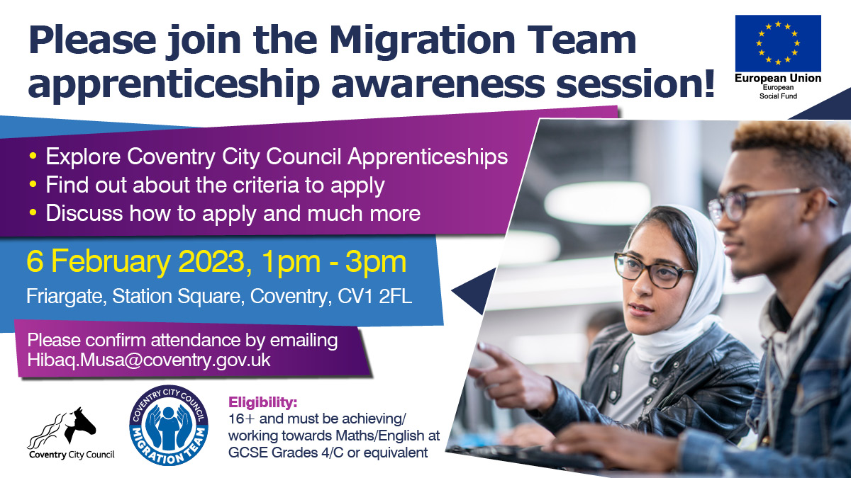 Coventry City Council Migration Team tweet media