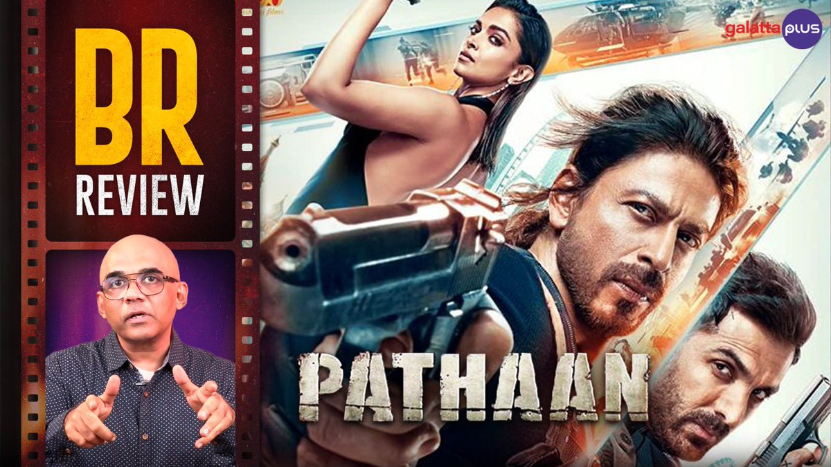 Pathaan movie review by @baradwajrangan. 

youtu.be/binwXATy2Pk

#PathaanReview #Pathaan #SRK #DeepikaPadukone #JohnAbraham #SiddharthAnand @yrf @iamsrk @deepikapadukone @TheJohnAbraham #AdityaChopra @AbbasTyrewalas #VishalShekar @sanchitbalhara @ankitbalhara #GalattaPlus