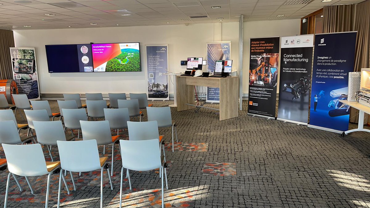 Ericsson France (@ericssonfrance) on Twitter photo Aujourd’hui, nous sommes à Dunkerque pour un premier bilan du projet #5GSteel, le plus grand réseau privé 4G/5G qui ouvre la voie à la 5G industrielle, que nous menons avec <a href="/orangebusiness/">Orange Business</a> pour <a href="/ArcelorMittalF/">ArcelorMittal France</a> ! Nos prochains tweets vous feront vivre l’événement de l’intérieur ! Aujourd’hui, nous sommes à Dunkerque pour un premier bilan du projet #5GSteel, le plus grand réseau privé 4G/5G qui ouvre la voie à la 5G industrielle, que nous menons avec <a href="/orangebusiness/">Orange Business</a> pour <a href="/ArcelorMittalF/">ArcelorMittal France</a> ! Nos prochains tweets vous feront vivre l’événement de l’intérieur !