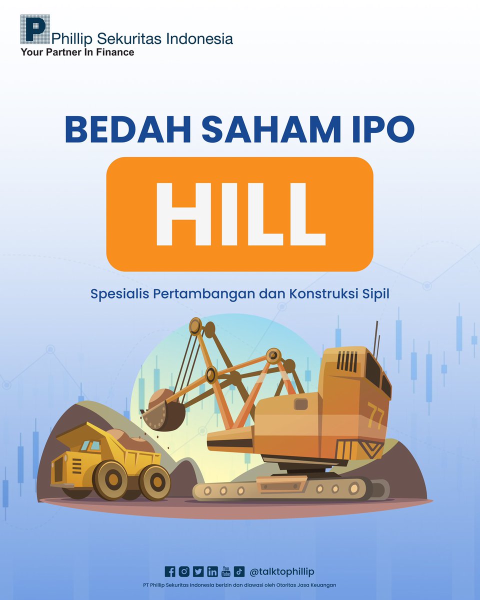 TalkToPhillip's tweet photo. Sobat Phillip, dari sektor basic materials sebentar lagi akan ada yang IPO nih!๐ฅณ
PT Hillcon Tbk (HILL) akan menjadi emiten kontraktor nikel pertama yang IPO, WOOAAH!๐ย
#TalktoPhillip #DuitYangKerja #Saham #POEMS #SaatnyaInvestasi #Investasi #InvestasiSaham #IPO #IPOSaham https://t.co/5C4eDEsRG5