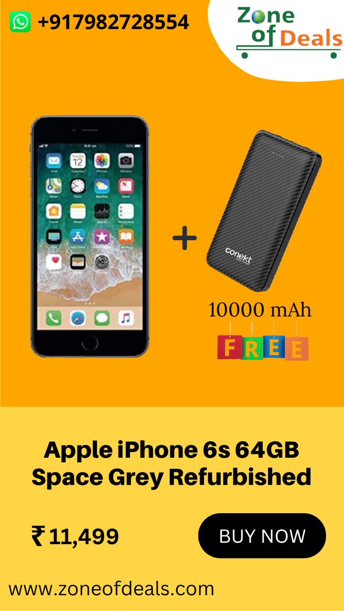 Brand New Condition, Apple iPhone 6s | 32GB | Space Grey | Refurbished - Refurbished Smartphone.
COD Also Available.
Safe Shipping Through Reputed Courier Services.
#appleiphone #iphone6s #iphone6splus #iphonese #iphone12unboxing #iphone13 #iphone14price #refurbishediphone #apple