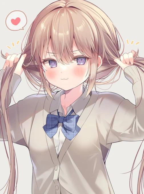 「おにい、みてみて～」#ツインテールの日 