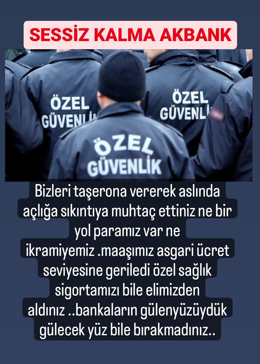 #AkbankÖGGHaklarınıİstiyor #SuzanSabancıDinçer #HakanBinbaşgil #EyüpEngin #AhmetFuatAyla #YamanTörüner #EmreDerman
#ProfÖzgürDemirtaş <a href="/Akbank/">Akbank</a> <a href="/AkbankDestek/">Akbank Destek</a> <a href="/paramedya/">ParaMedya</a> <a href="/remzi_ozdemir/">Remzi Özdemir</a> #Akbank #akbnk