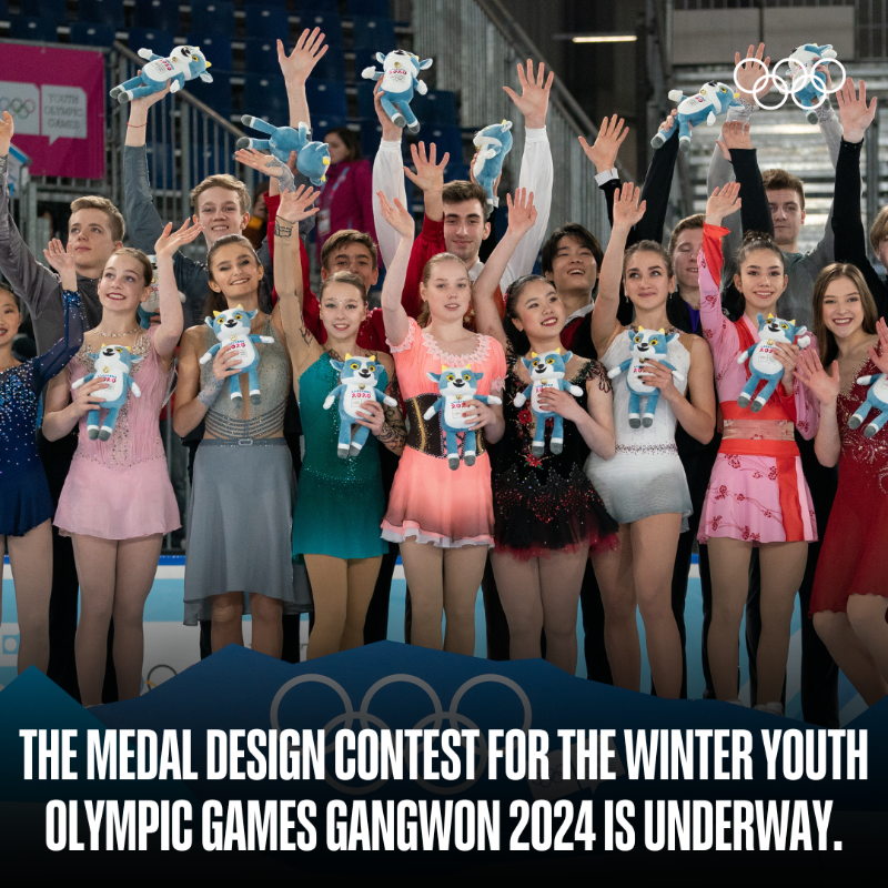 Olympics's tweet photo. Would you like to see your Olympic medal design brought to life? ✨

Enter the medal design competition and your creation could be worn by athletes at the Winter Youth Olympic Games #Gangwon2024. 🥇🥈🥉