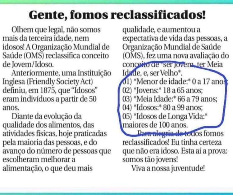 Vivaaaa!!!!! Vc concorda com essa classificação? 😉