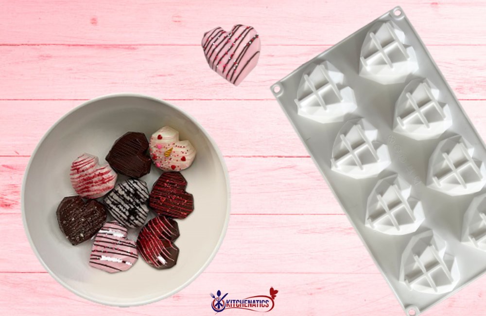 MyKitchenatics's tweet image. Surprise your lover this Valentine’s Day with homemade chocolates, use KITCHENATICS 3D heart silicone molds to make chocolate hearts!

kitchenatics.com/geoheartmolds

#KITCHENATICS #makecookingeasier #kitchentools #kitchenware #chocolatemold #hearts #siliconemolds #candymold
