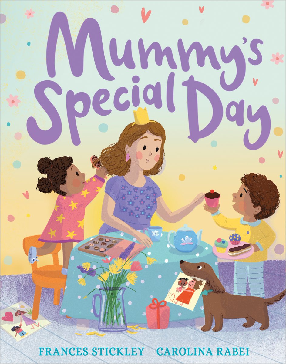 'Relatable and heartwarming' @thebookseller MUMMY'S SPECIAL DAY by @FrancesStickley and @CarolinaRabei is the heartwarming story of two siblings who decide it's about time Mummy had a special day of treats and surprises. Out today in paperback.