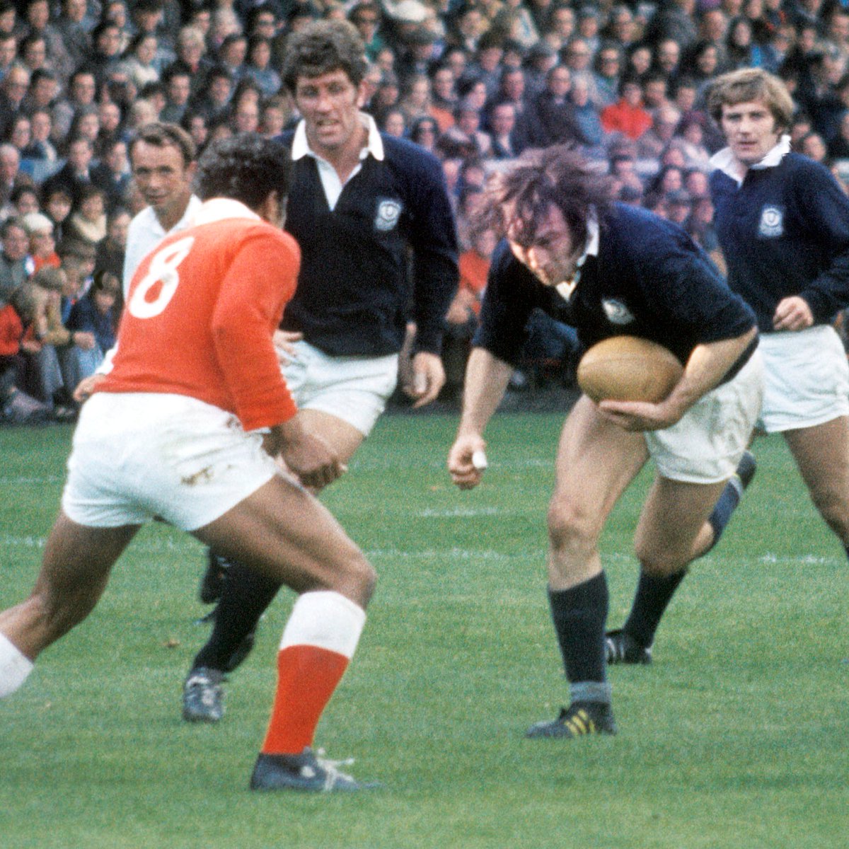 🏴󠁧󠁢󠁳󠁣󠁴󠁿 The first Scot to reach 50 caps. 🏉 An outstanding ambassador for the sport. ⭐️ Star for @lionsofficial & @Barbarian_FC. On what would have been his 79th birthday, join us in this chance to celebrate Sandy Carmichael MBE. One of our all time greats.