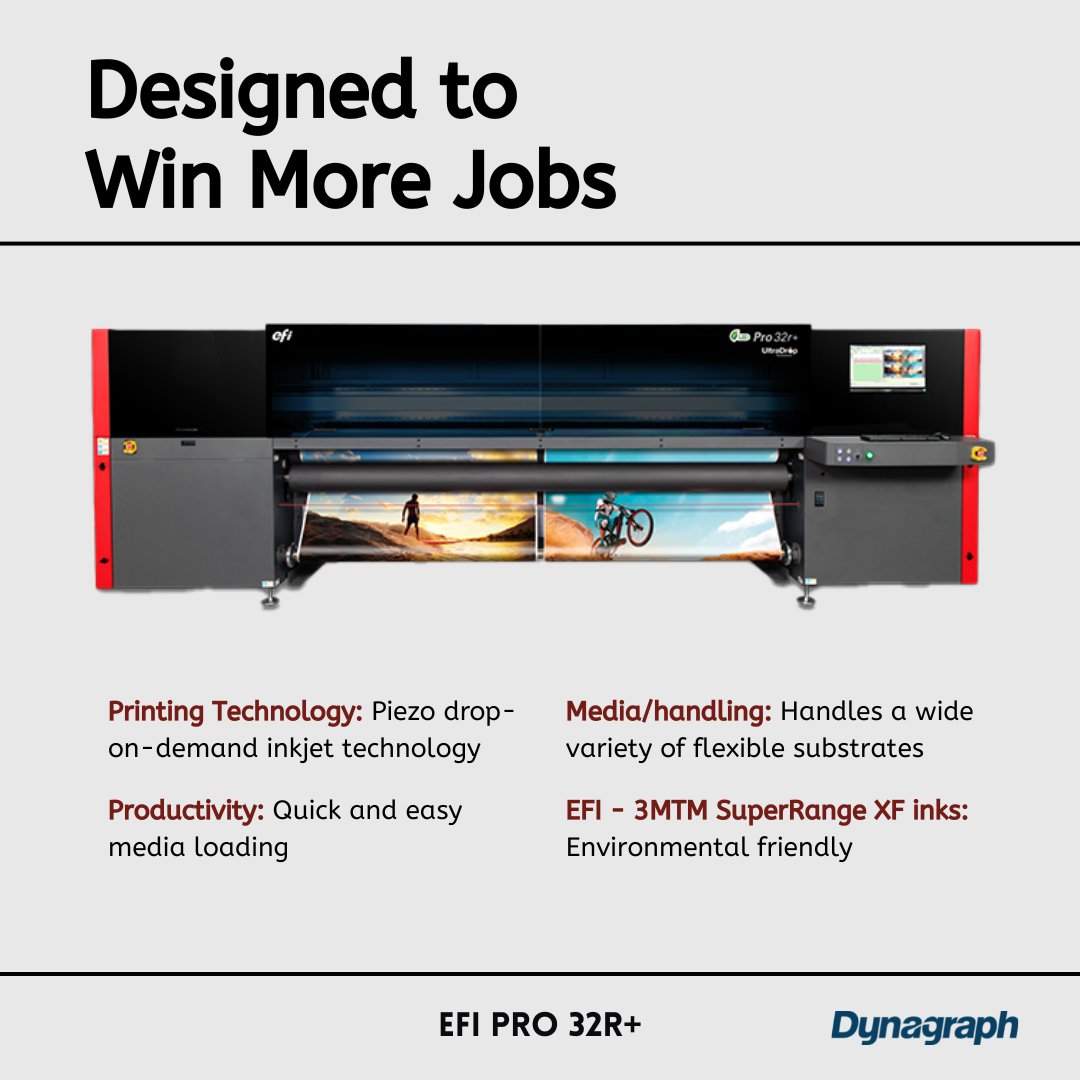 dynagraphme's tweet image. 💡 Business is thriving. It could, however, be even better. You could step it up. up the capacity. Profit from quicker turns and higher throughput. and increase your capacity.💯
#SGIA2017 #EFIPrint #SignGraphics #inkjet #printtech #wideformat #VUTEk #Fiery #NewOrleans #rolltoroll