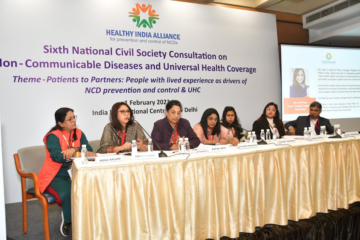 HIA_NCD's tweet photo. @SmritiRana0702 emphasized on the need for #shareddecisionmaking in #PalliativeCare and the need to integrate #PalliativeCare early into #healthcaresystems during the #Paneldiscussion on operationalising #meaningfulinvolvement of #peoplewithlivedexperience in #NCD & #UHC agenda. https://t.co/wnp8igZjns