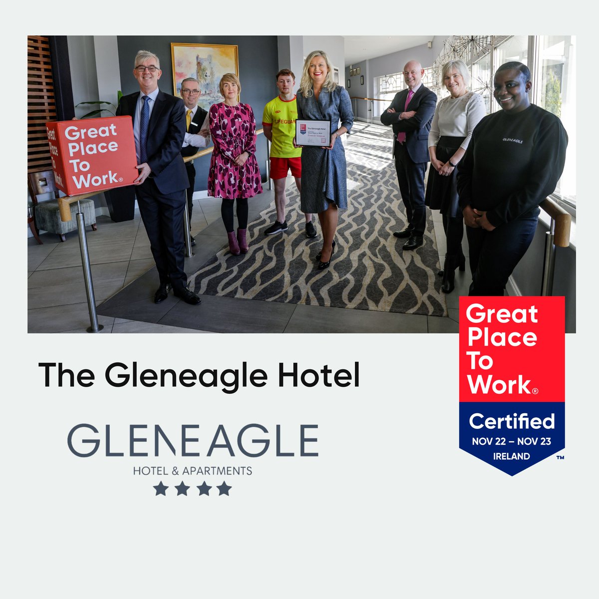 We are delighted to have been officially certified as a #greatplacetowork 

Learn More: bit.ly/3HSgbvE

#gptw #gptwcertified #greatplacetoworkcertified #certification #greatworkplace #certifiedgreat