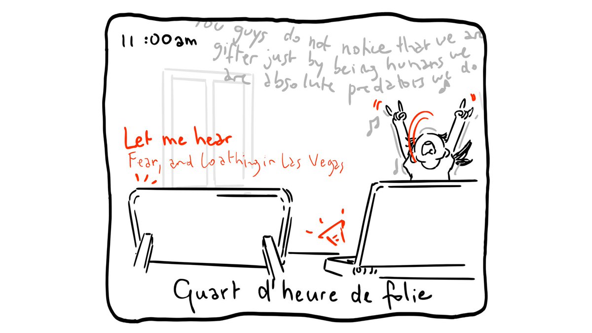 It's (late) #hourlycomicday :D 

#hourlycomicday2023 #autobiocomic