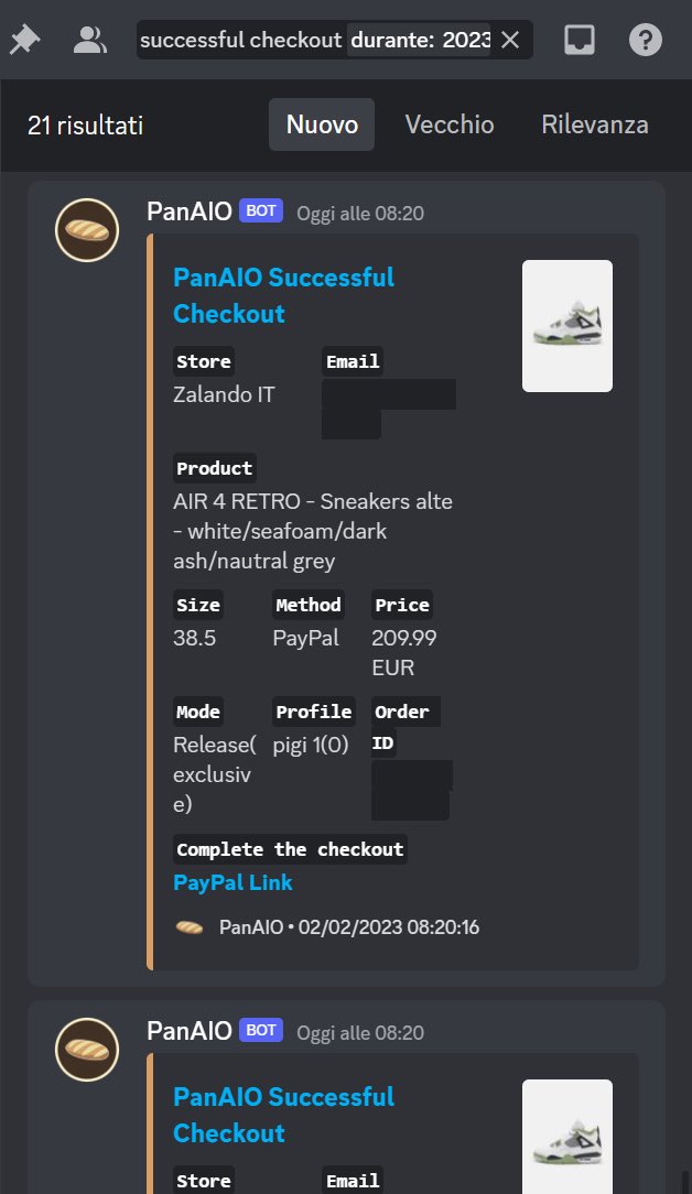 100 cookies and lots of seafoams💚
🤖: <a href="/panaiobot/">PanAIO</a> 
📡: <a href="/Lemon_Proxies/">LemonProxies</a> <a href="/TheLemonClub_/">LemonClub</a> 
👨‍🍳: <a href="/HypeHuntersEU/">HypeHunters</a> 
👨‍👨‍👦: <a href="/Limit_FnF/">LimitFnF</a> <a href="/AtomFnF/">AtomFnF</a> 
📈: <a href="/SneakersTracker/">SneakersTracker</a>