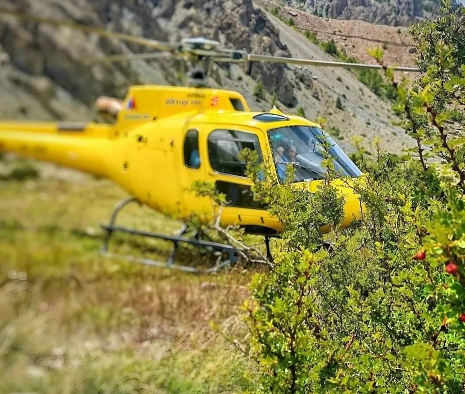 13 pregnant woman have been rescued through Helicopter from Kalikot in the last fiscal year. 😲

File Pic. andyinstagm