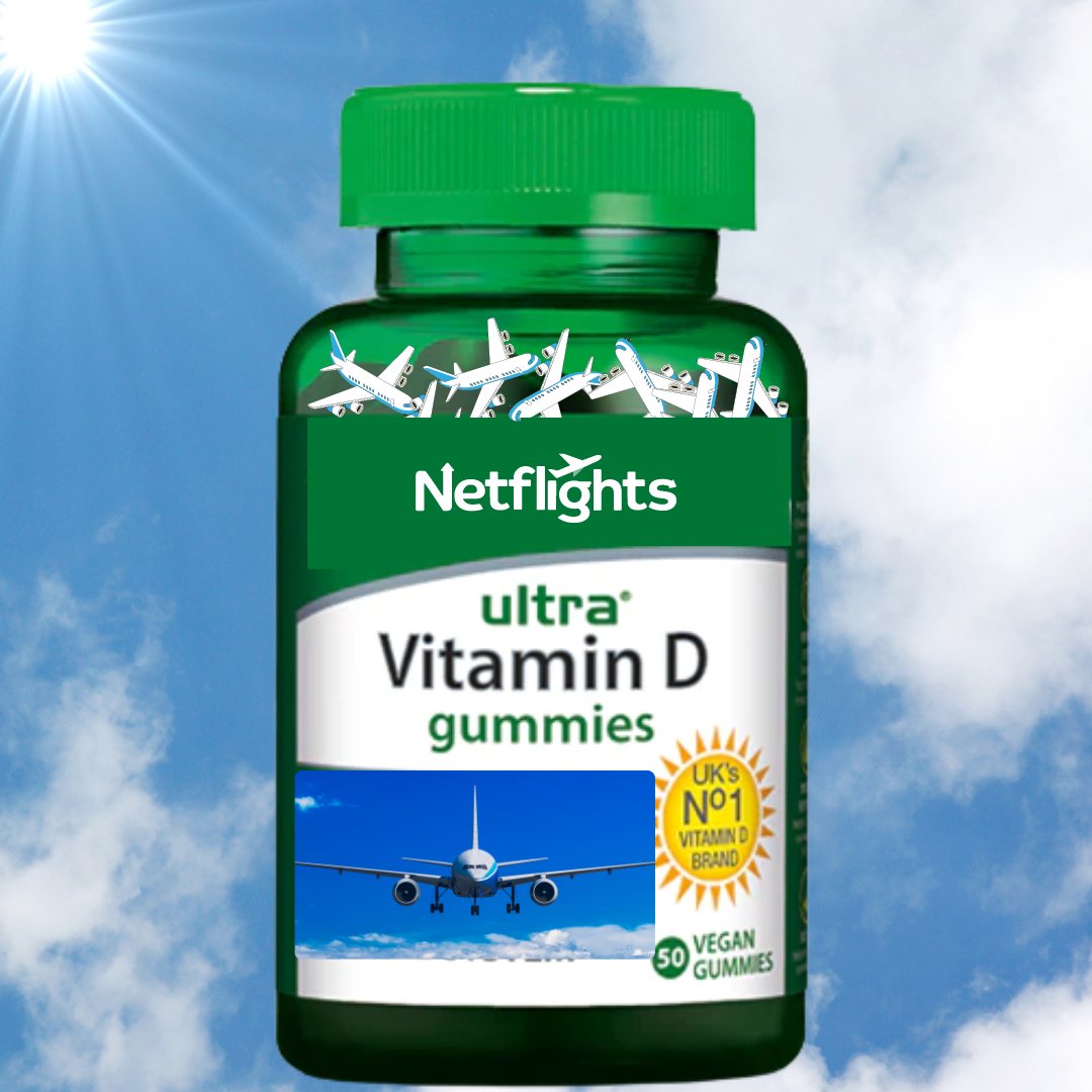 The best way for you to get some #VitaminD in your body? Catch a flight. ✈️☀️