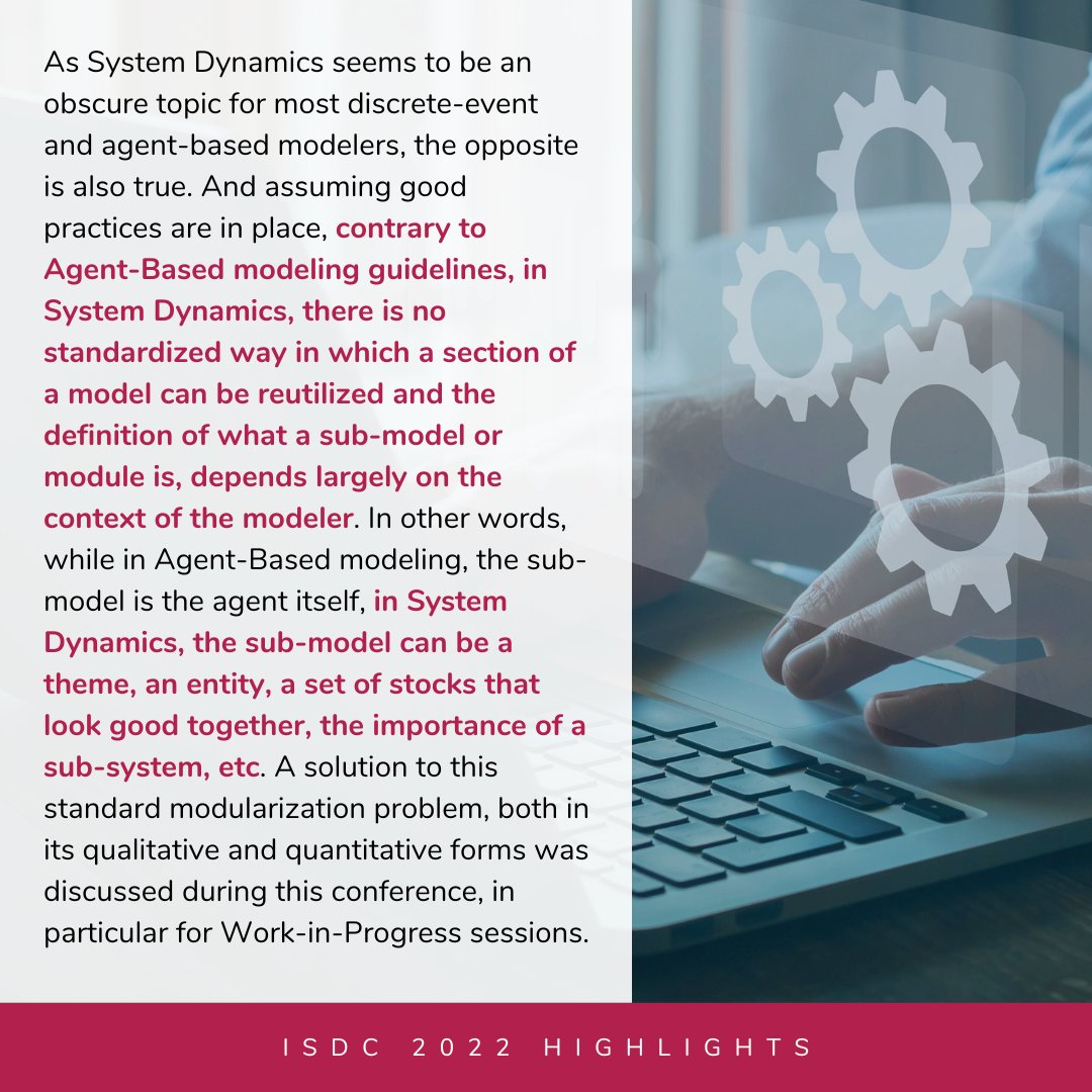 systemdynamics_'s tweet image. 💭 WHAT ARE YOUR THOUGHTS? ▶️ #SystemDynamics, #AgentBased and #DiscreteEvent simulations are three competing and complementary #simulation methods used to address a wide range of real-world problems.

🔗 Continue reading: ow.ly/5b3550LXJSi