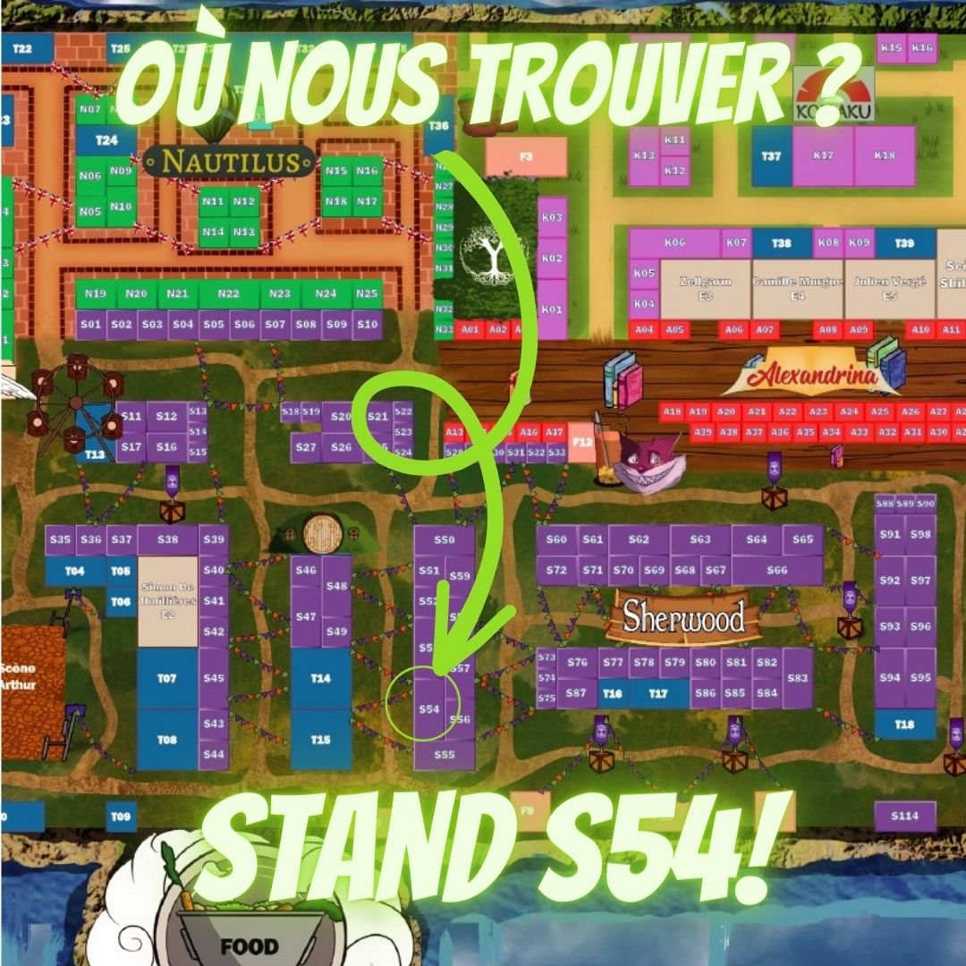 Ce weekend, direction Lyon pour le Festival Yggdrasil ! Et pour retrouver notre stand S54, rien de plus simple, cherchez la nourriture, et nous ne serons pas loin ! #sfff 
Retrouvez en dédicace Gilles Debouverie Romancier, <a href="/Sawilliamm/">S. A. William / Sonia Coudert - Autrice</a>, <a href="/Emilie_Ansciaux/">Emilie Ansciaux</a> et Lou 😇