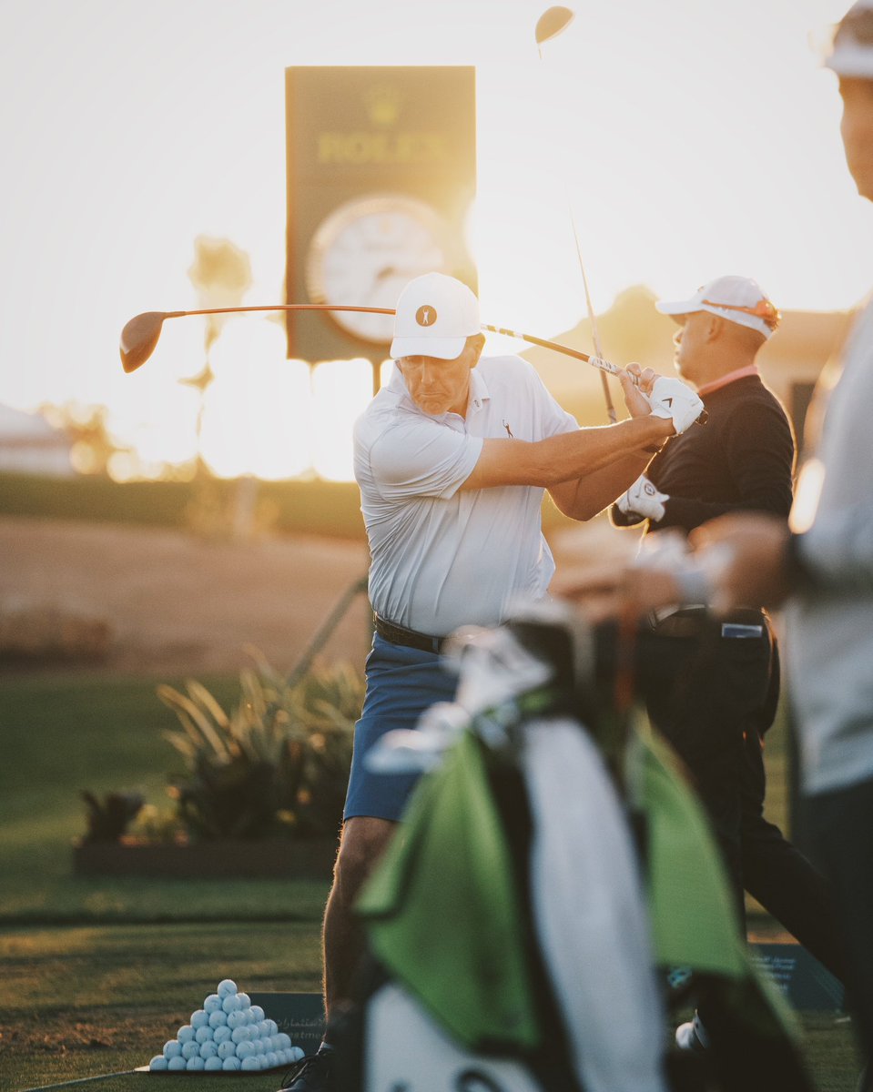7:07 AM. <a href="/royalgreens_ksa/">RoyalGreens_KSA</a> 

Phil Mickelson on the range at sunrise.