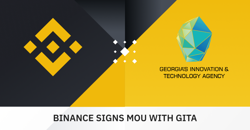 binance's tweet photo. Further developing crypto education in Georgia, #Binance has signed an agreement with the Georgian Agency for Innovation and Technology (GITA).

As part of this agreement, Binance will launch various educational and charity initiatives from @BinanceBCF, @BinanceAcademy and more.