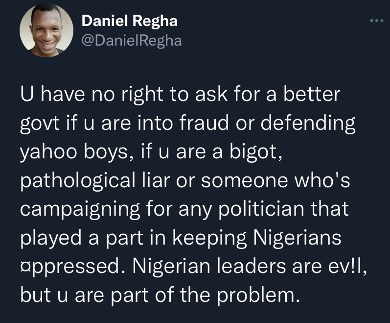 Daniel Regha continues to battle Yahoo boys