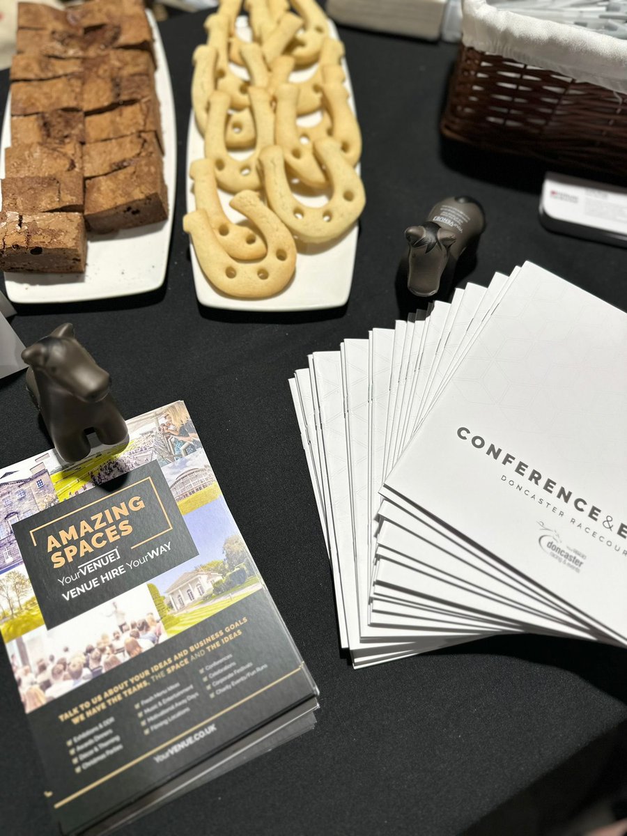 Fancy a free stress horse or a shortbread horseshoe? Come and meet the team TODAY <a href="/DoncasterRaces/">Doncaster Racecourse</a> for the <a href="/BusinessinDN/">Business Doncaster</a> show.