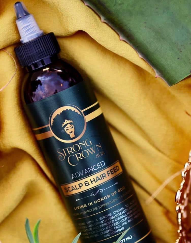 **Great News** we’ve restocked our Strong Crown 808 Advanced Scalp and Hair Feed available on 2/3/23

strongcrown.com

“Anoint Your Roots, Strengthen Your Crown.” - Strong Crown 🤴🏾💚👸🏾
-
All Natural Herbs 🌿 Vegan Hair Growth and Strengthening oil