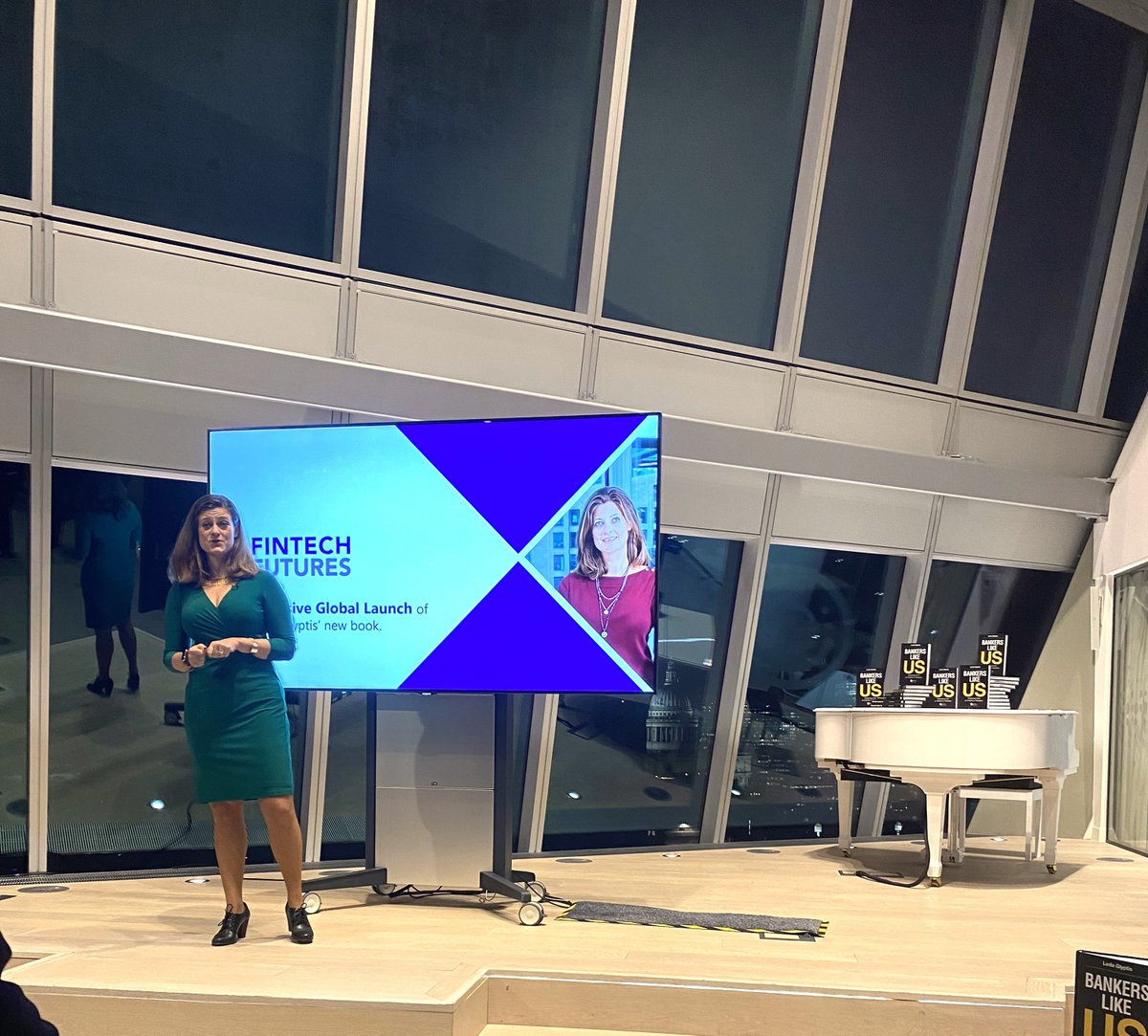 We had a blast last night at Leda Glypti’s book launch event for “Bankers like us” ! 🤓✨@FinTech_Futures 

#Banking #FinTech #ledawrites #London #thinkdifferent