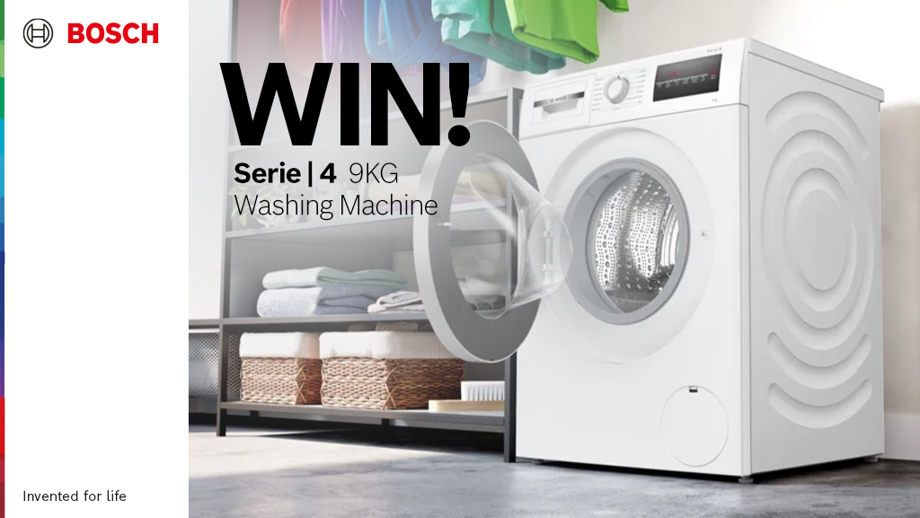 Enter our prize draw to #WIN a @BoschHomeUK Washing Machine! 
This is a multi-platform prize draw and can be entered on Facebook, Twitter and Instagram as separate entries. Simply follow <a href="/HughesDirect/">Hughes</a> &amp; RT to apply on Twitter🍀
Ends 08/02/23, T&amp;Cs apply - hughes.co.uk/competition-te…
