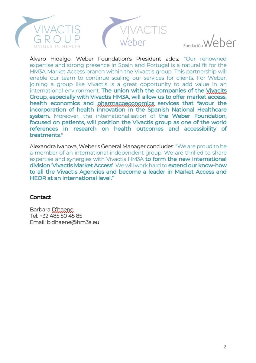 Vivactis Group tweet media